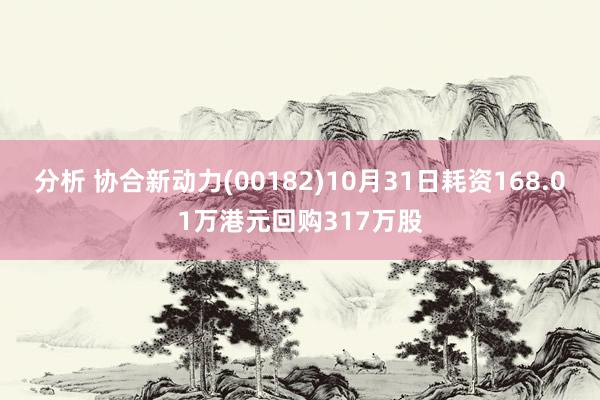 分析 协合新动力(00182)10月31日耗资168.01万港元回购317万股