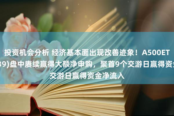 投资机会分析 经济基本面出现改善迹象！A500ETF(159339)盘中赓续赢得大额净申购，聚首9个交游日赢得资金净流入