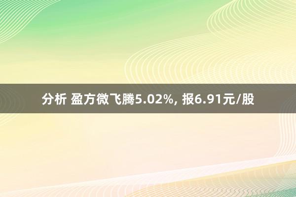 分析 盈方微飞腾5.02%, 报6.91元/股