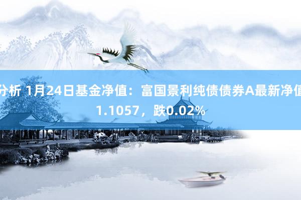 分析 1月24日基金净值：富国景利纯债债券A最新净值1.1057，跌0.02%