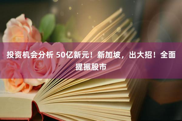 投资机会分析 50亿新元！新加坡，出大招！全面提振股市